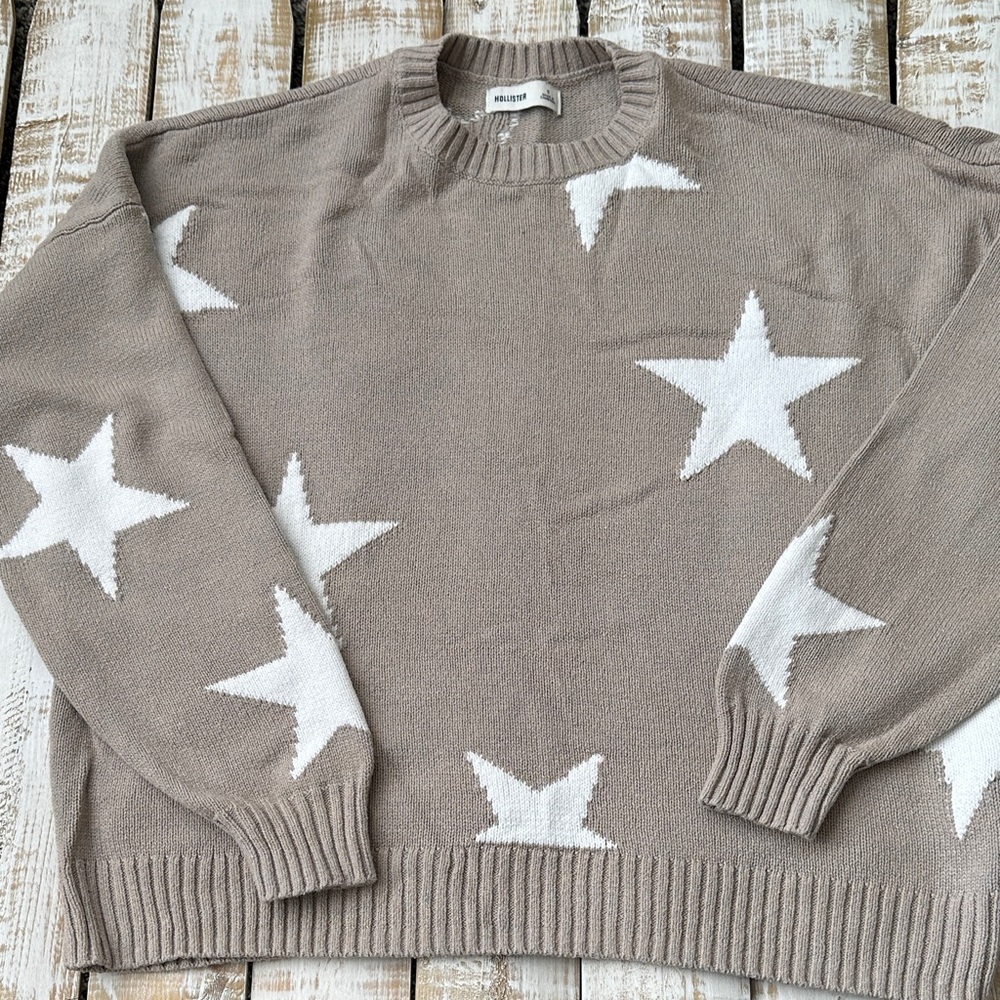 Hollister Sweater Size S Star Print
